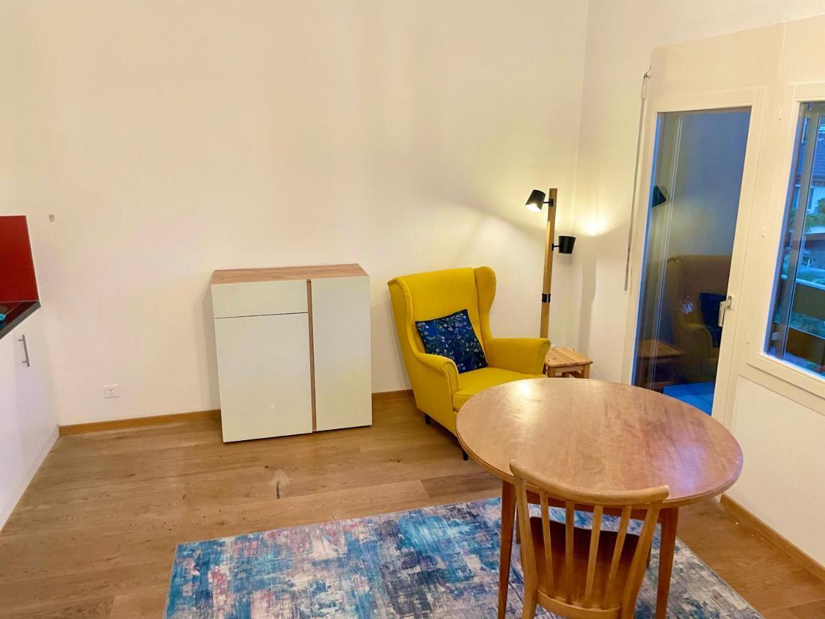 Studio Bahnhof Spiez Appartement Buitenkant foto